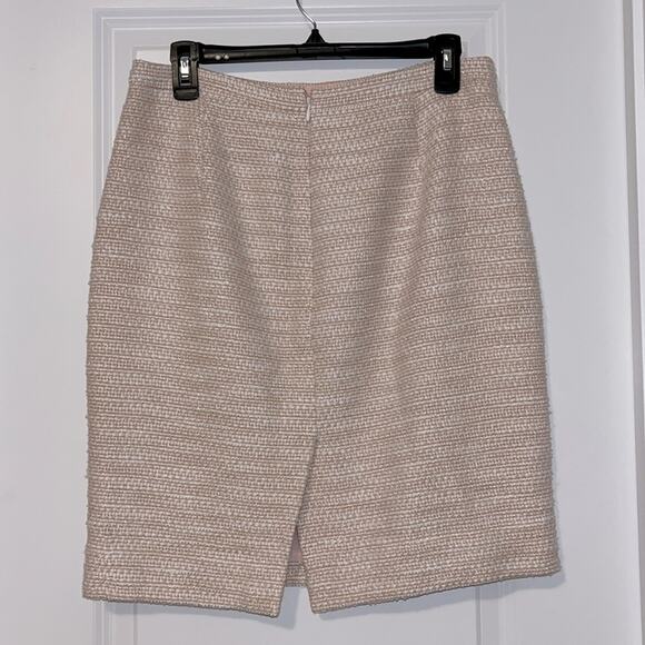 J. Crew Blush Pink Slub Knit Pencil Skirt - Picture 6 of 10
